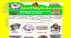 Desktop Screenshot of ainttheycute.com